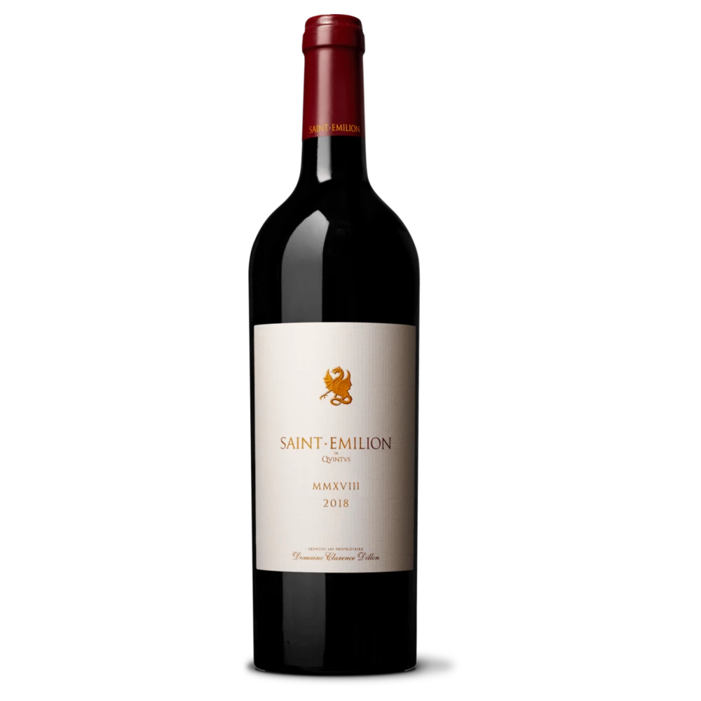 A bottle of 2018 Chateau Quintus 750ml Red Wine