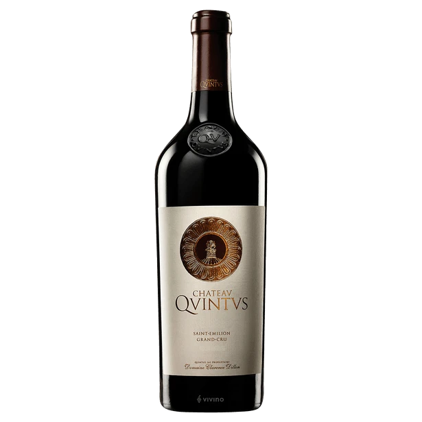 A bottle of 2022 Chateau Quintus 750ml Red Wine