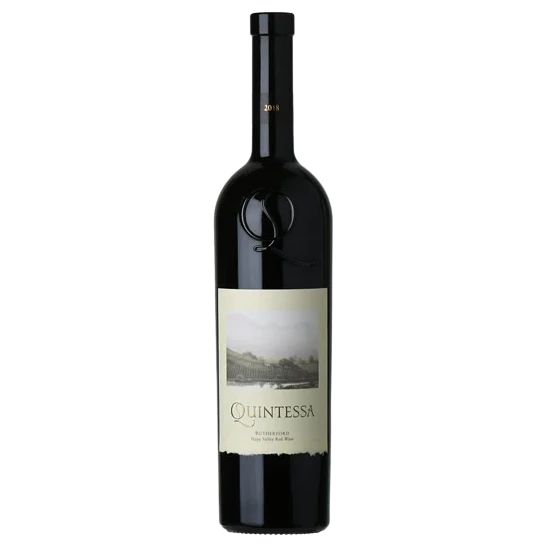 A bottle of 2018 Quintessa 750ml Red Wine