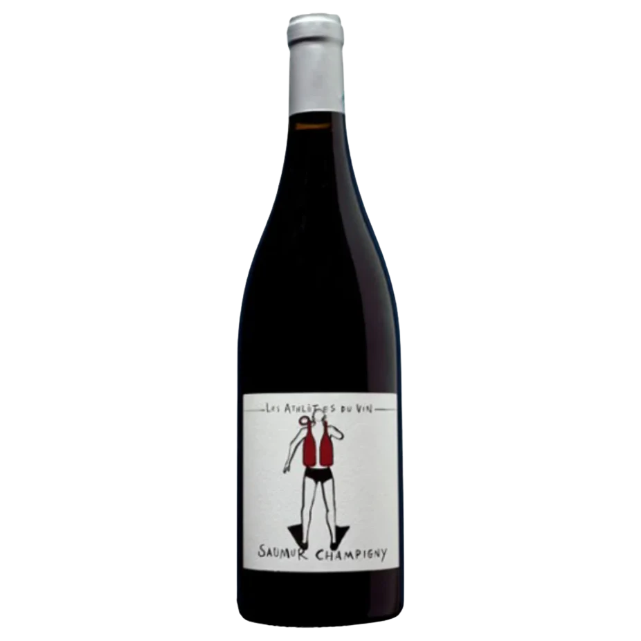 A bottle of 2022 Les Athletes du Vin Saumur Champigny Cabernet Franc 750ml Red Wine