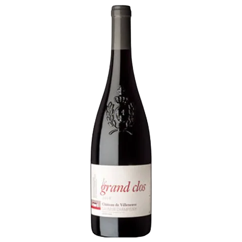 A bottle of 2018 Chateau de Villeneuve Saumur 'Le Grand Clos' 750ml Red Wine