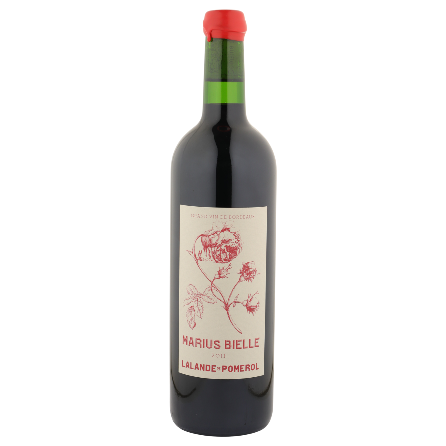 A bottle of 2011 Marius Bielle Lalande de Pomerol 750ml Red Wine