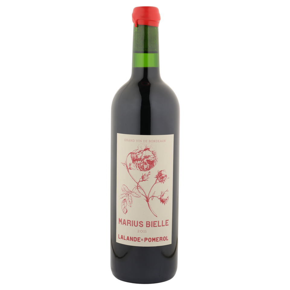 A bottle of 2011 Marius Bielle Lalande de Pomerol 750ml Red Wine