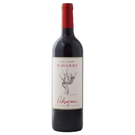 A bottle of 2021 Domaine Thierry Navarre Saint Chinian Laouzil 750ml Red Wine