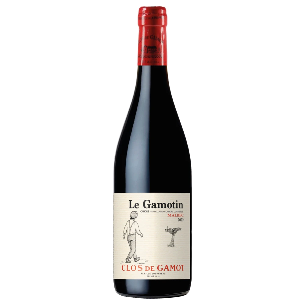 A bottle of 2022 Clos de Gamot Cahors ‘Le Gamotin’ red 750ml Red Wine