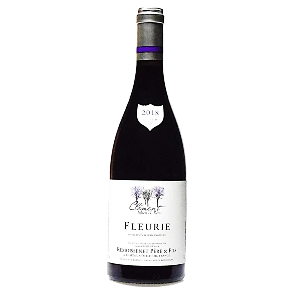 A bottle of 2019 Fleurie 750ml Red Wine