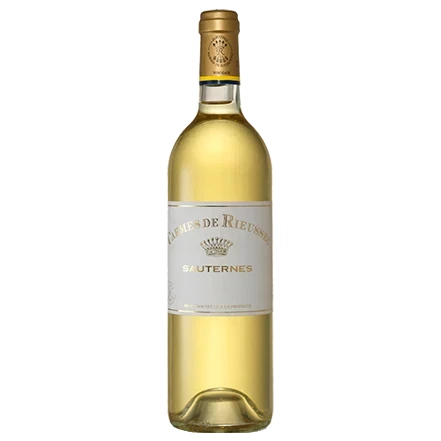A bottle of 2013 Chateau Rieussec 750ml White Wine