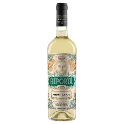A bottle of Riporta Pinot Grigio IGT 2023 750ml White Wine