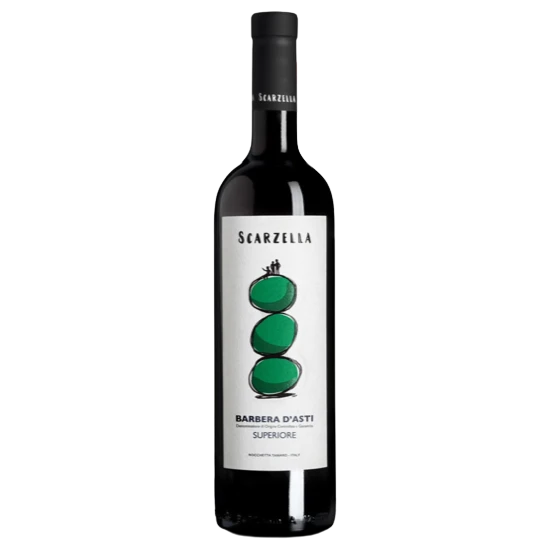 A bottle of 2019 Barbera d'Asti Superiore docg 750ml Red Wine