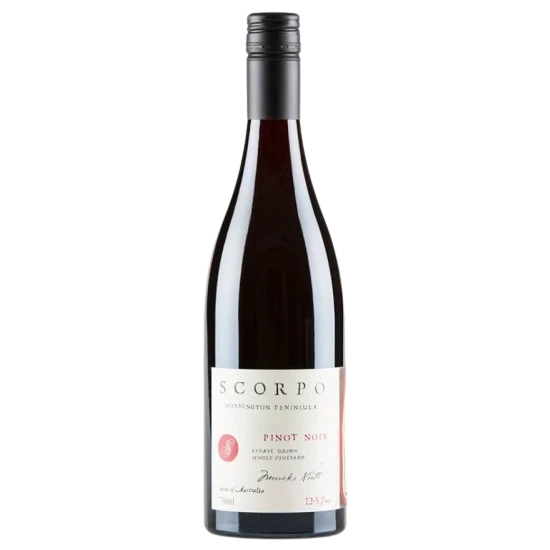 A bottle of 2021 Scorpo Estate Pinot Noir Mornington Peninsula 750ml Red Wine
