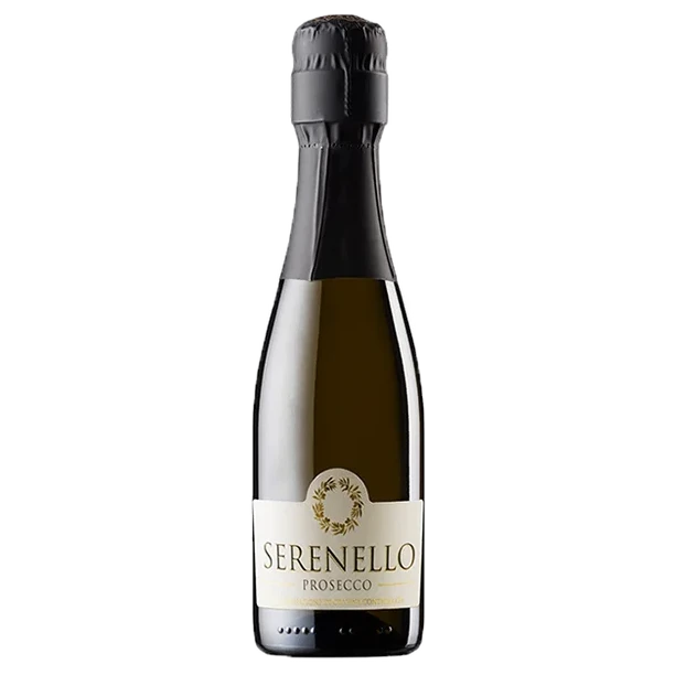 A bottle of NV Serenello Prosecco DOC Extra Dry Piccolo 750ml White Wine
