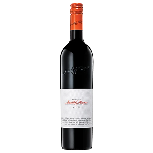 A bottle of 2022 Smith & Hooper Merlot 750ml Red Wine
