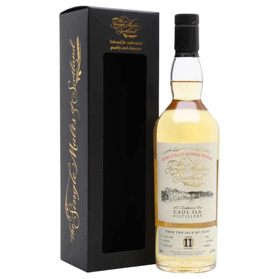 A bottle of Single Malts of Scotland Caol Ila 2011 (12YO) 61.2% 700ml