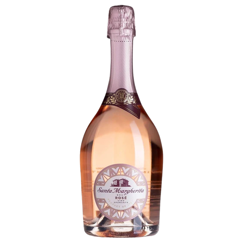 A bottle of Santa Margherita Vino Spumante Brut Sparkling Rose NV 750ml Sparkling Wine