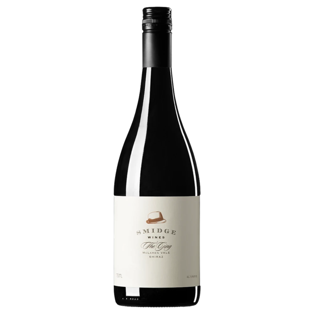 A bottle of Smidge "The Ging" Shiraz 2018 750ml Red Wine