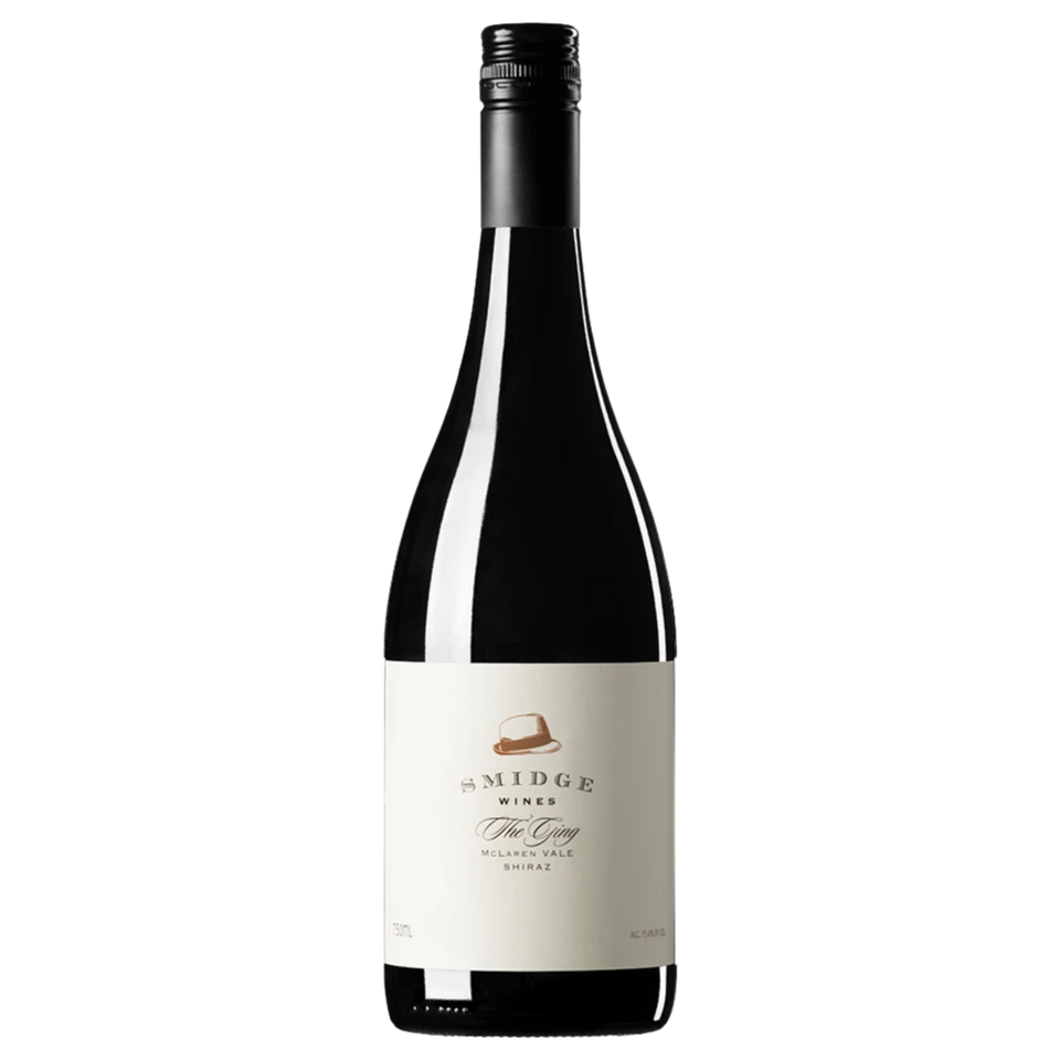 A bottle of Smidge "The Ging" Shiraz 2018 750ml Red Wine