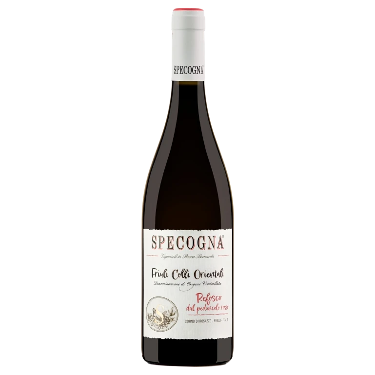 A bottle of Specogna Refosco dal Peduncolo Rosso DOC 2020 750ml Red Wine