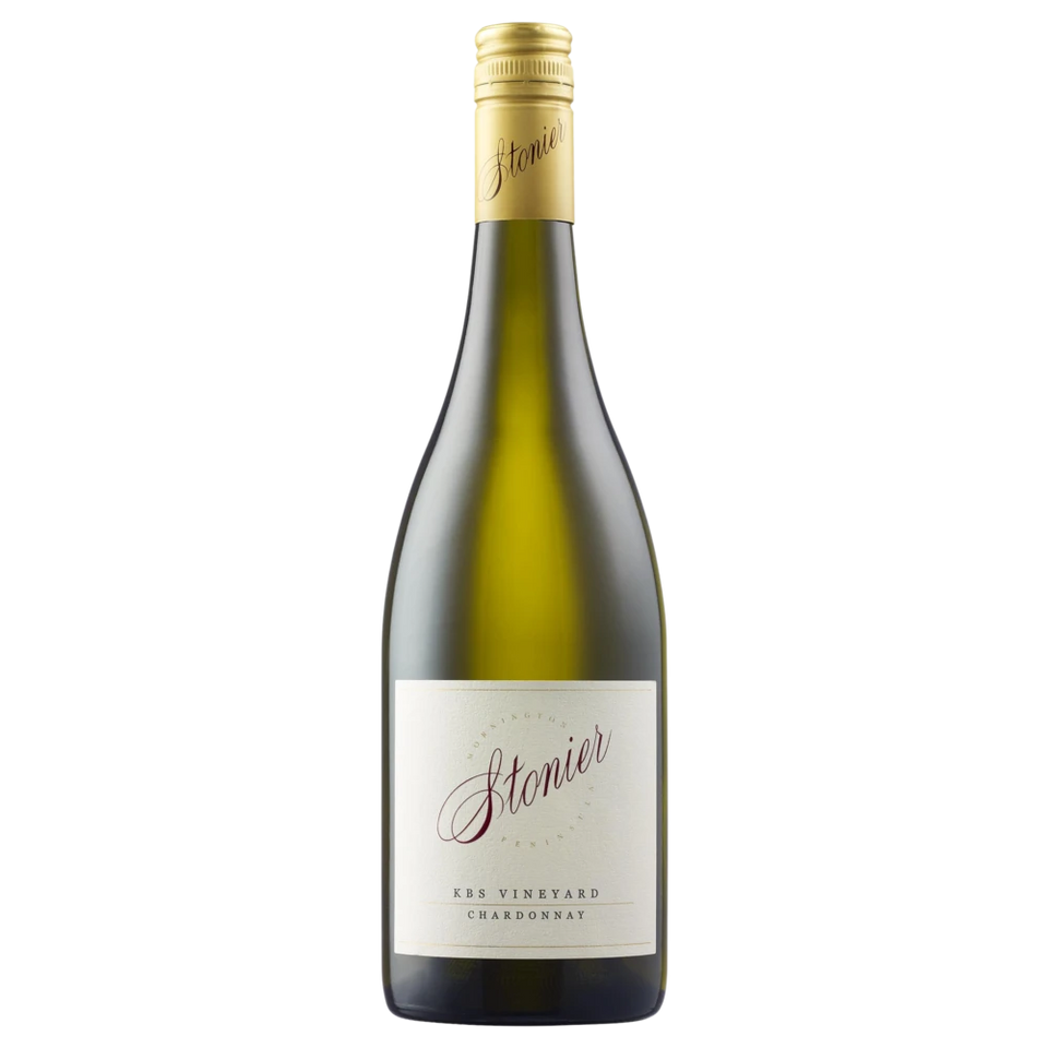 A bottle of 2022 Stonier KBS Chardonnay 750ml White Wine