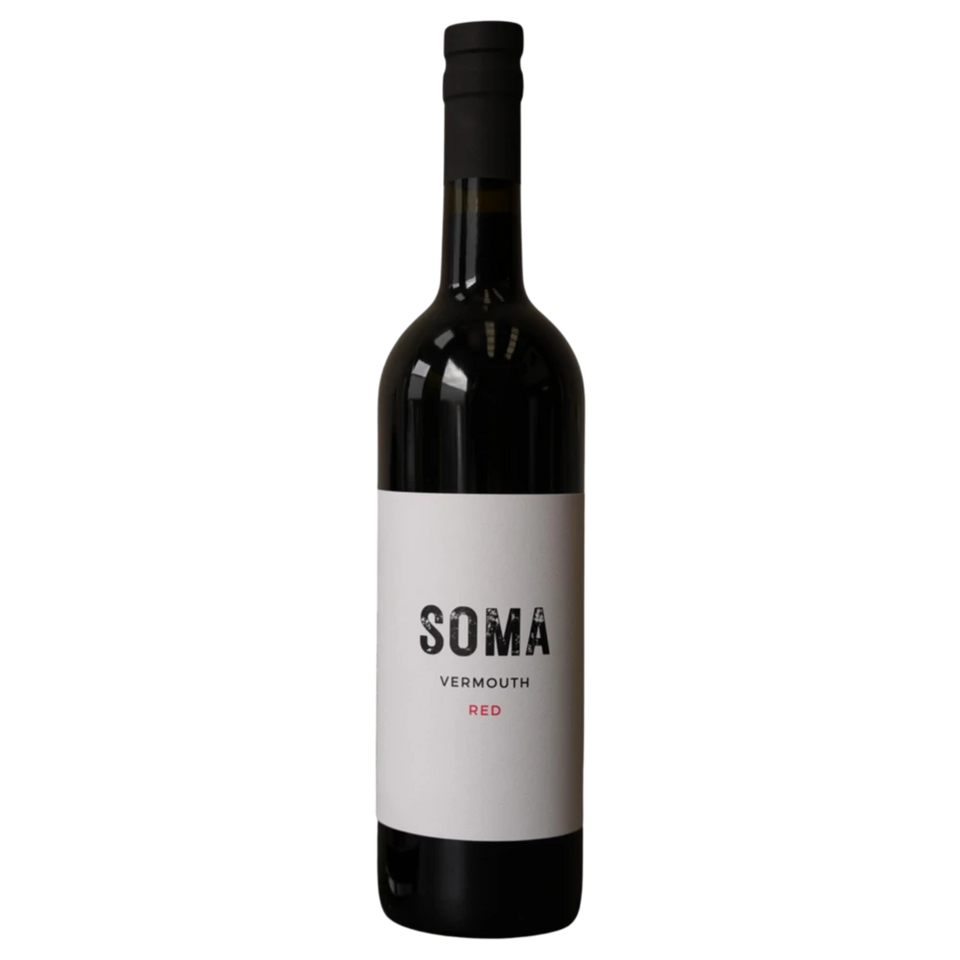 A bottle of Autonomy Soma Red Vermouth 18% 750ml Red Wine