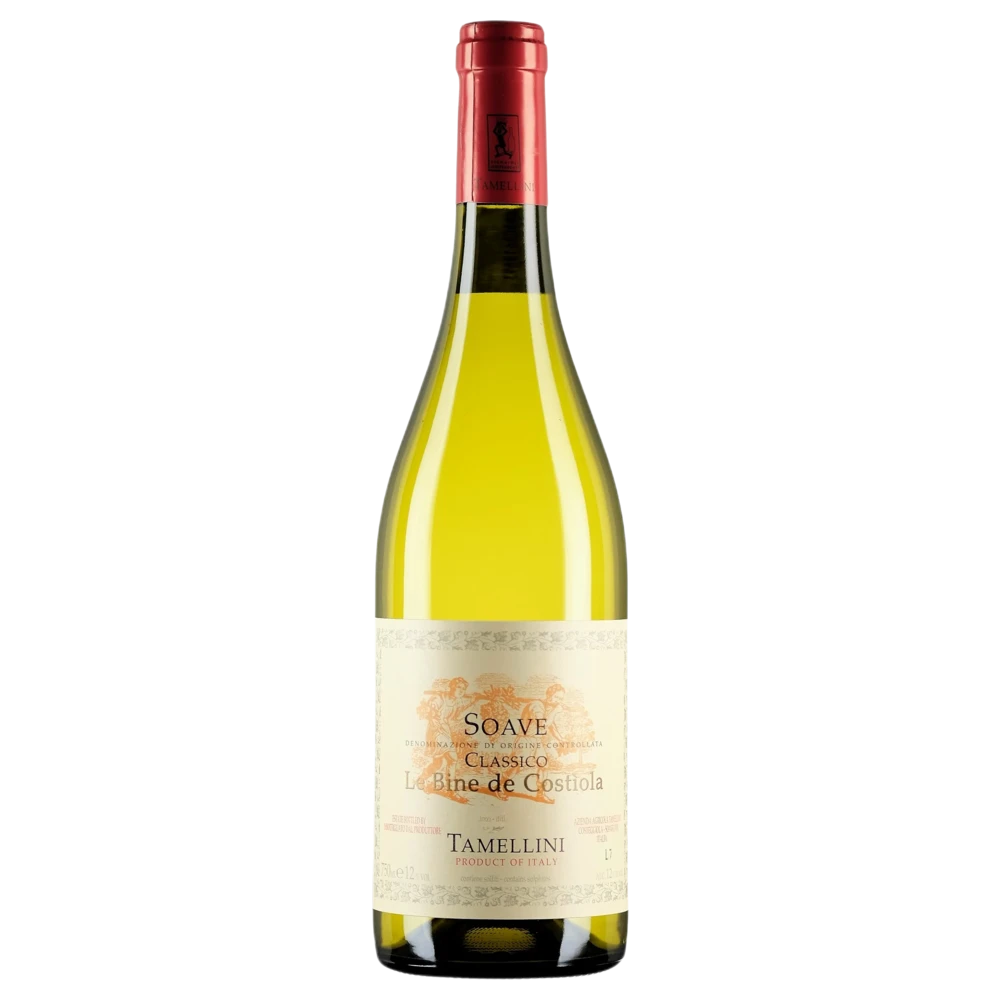 A bottle of 2023 Tamellini Soave Classico Le Bine de Costiola DOCG 750ml White Wine