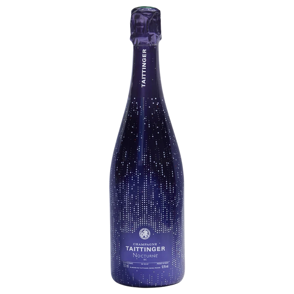 A bottle of Champagne Taittinger Sec Nocturne NEW LABEL 750ml Sparkling Wine