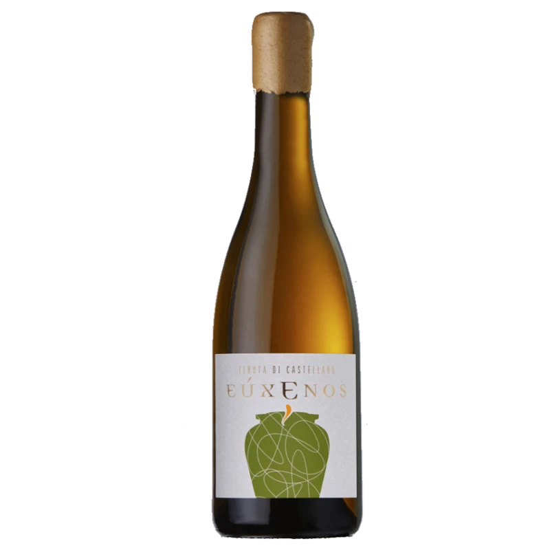 A bottle of 2021 Euxenos Amphora IGT 750ml White Wine