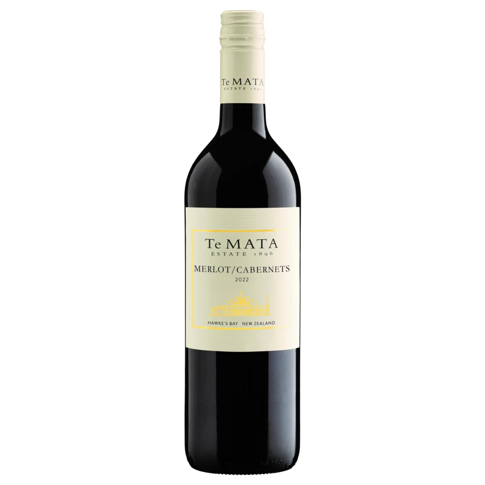 A bottle of 2023 Te Mata Estate Vineyards Merlot Cabernet 750ml Red Wine