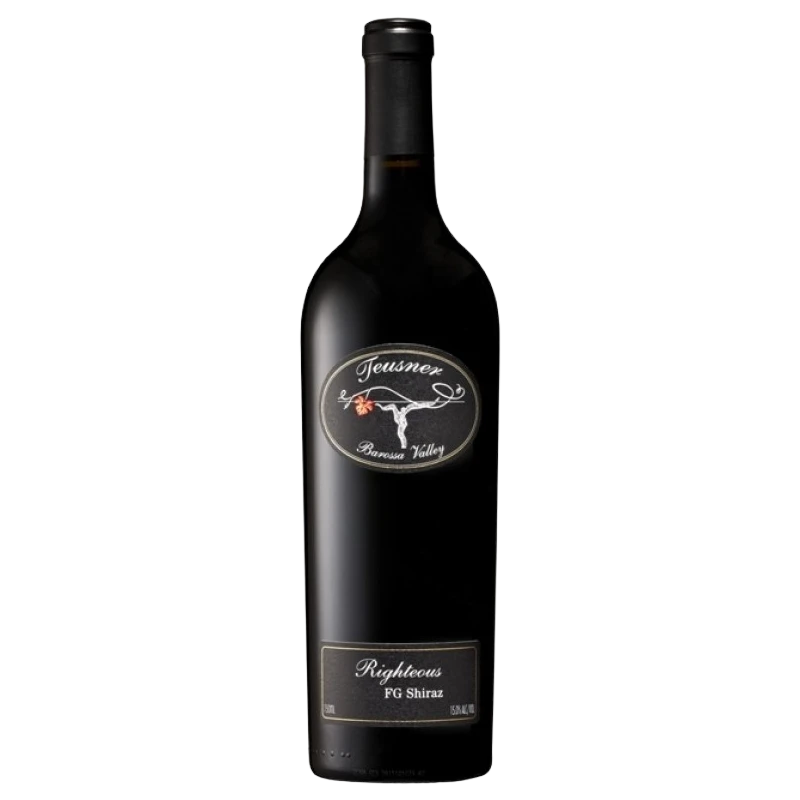 A bottle of 2021 Teusner Righteous FG Shiraz 750ml Red Wine