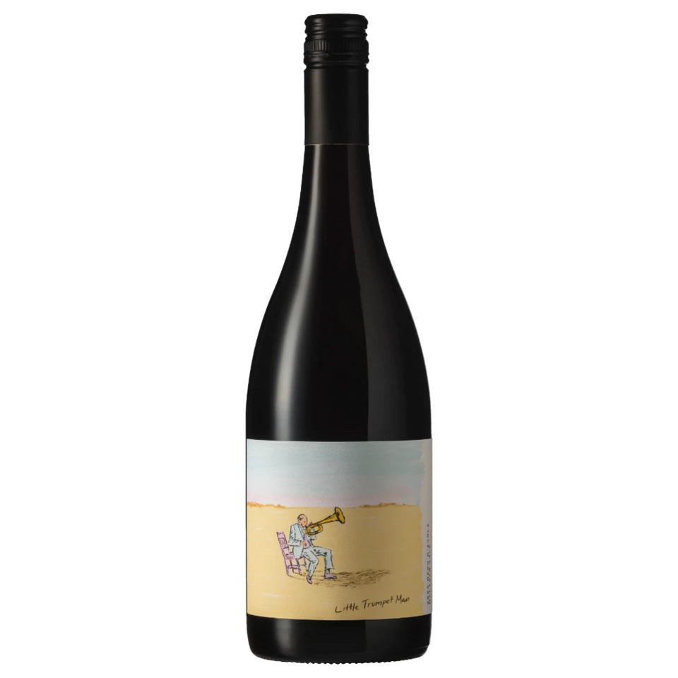 A bottle of 2023 Tim Gramp Little Trumpet Man Nero d'Avola 750ml Red Wine