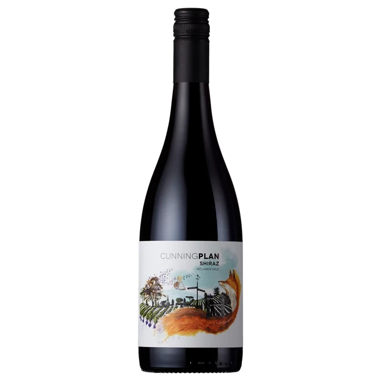A bottle of 2023 Thistledown Cunning Plan Shiraz 750ml Red Wine