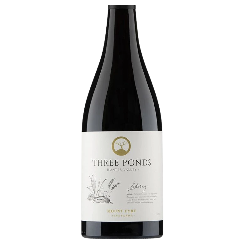 A bottle of 2021 Mount Eyre Three Ponds Shiraz 750ml Red Wine
