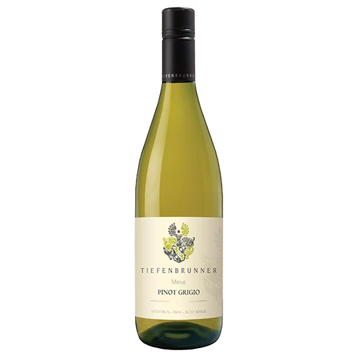 A bottle of 2023 Tiefenbrunner Merus Pinot Grigio DOC 750ml White Wine