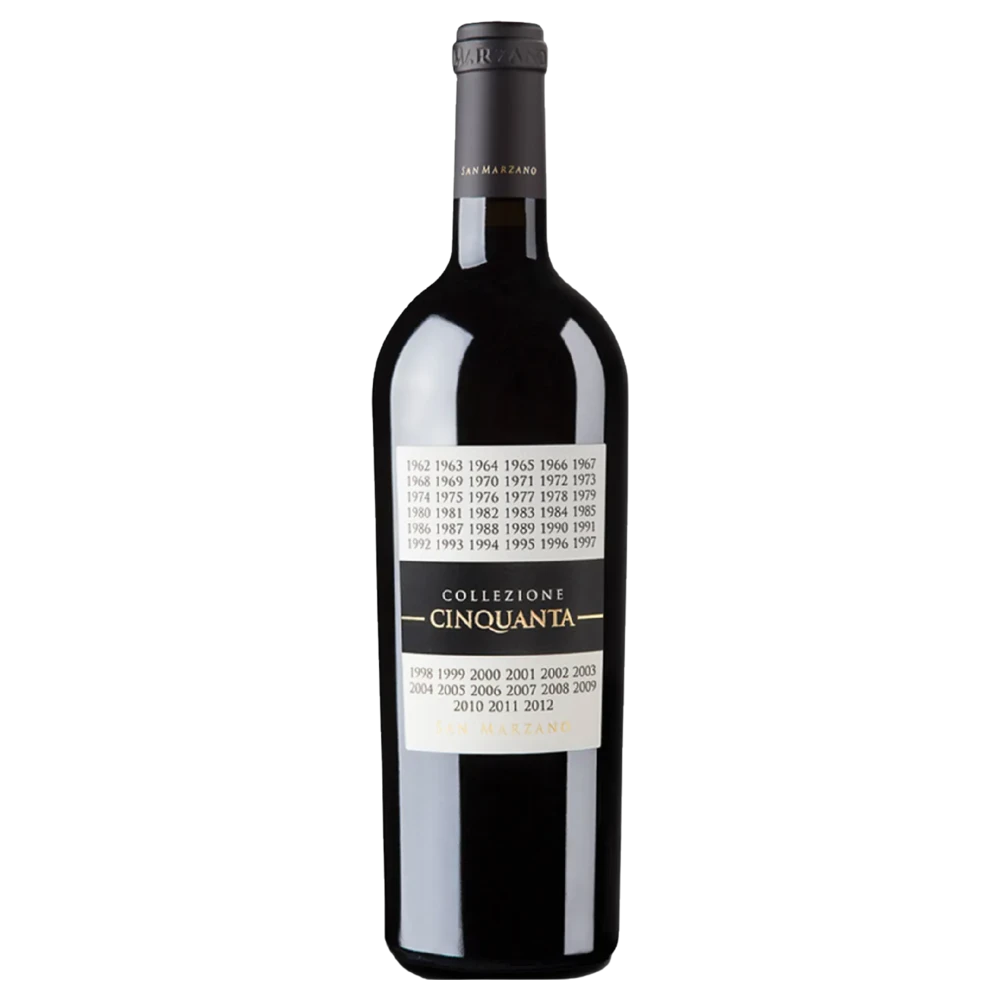 A bottle of NV San Marzano Collezione Cinquanta +6 750ml Red Wine