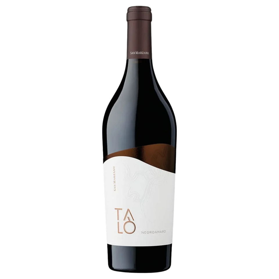 A bottle of 2021 San Marzano Talo Negroamaro 750ml Red Wine