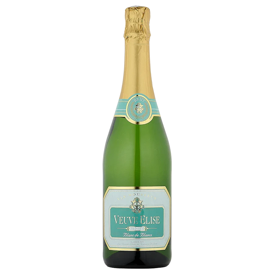 A bottle of NV Veuve Elyse Traditional Method Sparkling 750ml Sparkling Wine