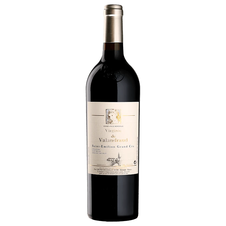A bottle of 2018 Chateau Valandraud & Thunevin Virginie de Valandraud red AOC Saint Emilion Grand Cru 750ml Red Wine