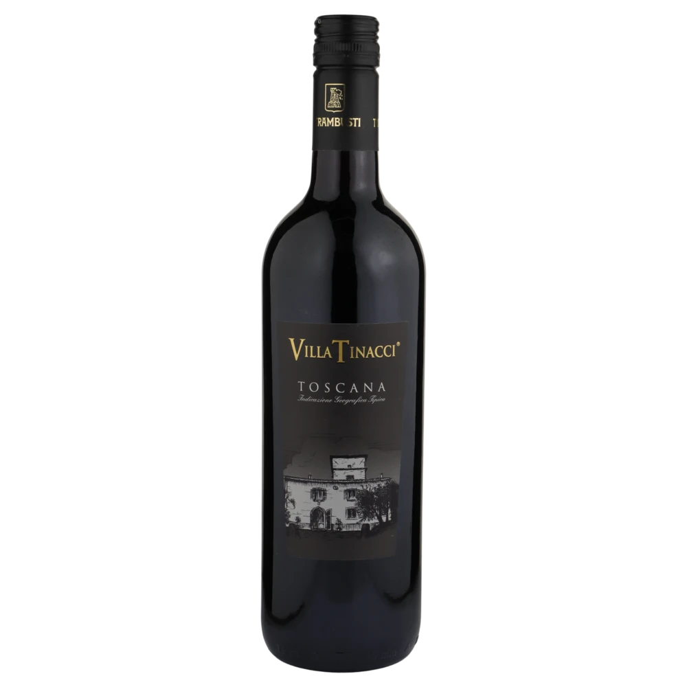 A bottle of 2022 Trambusti Villa Tinacci Rosso Tuscana IGT 750ml Red Wine
