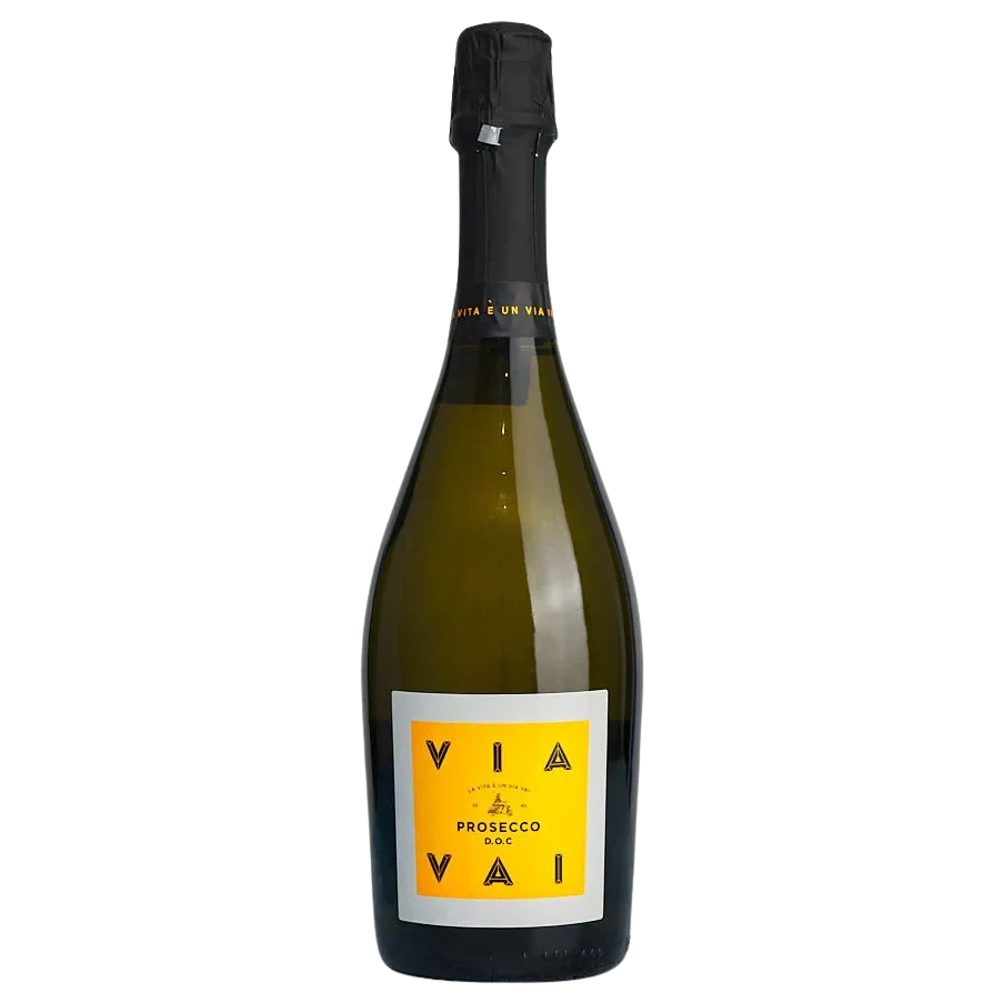 A bottle of NV Serena Via Vai Prosecco 750ml Sparkling Wine