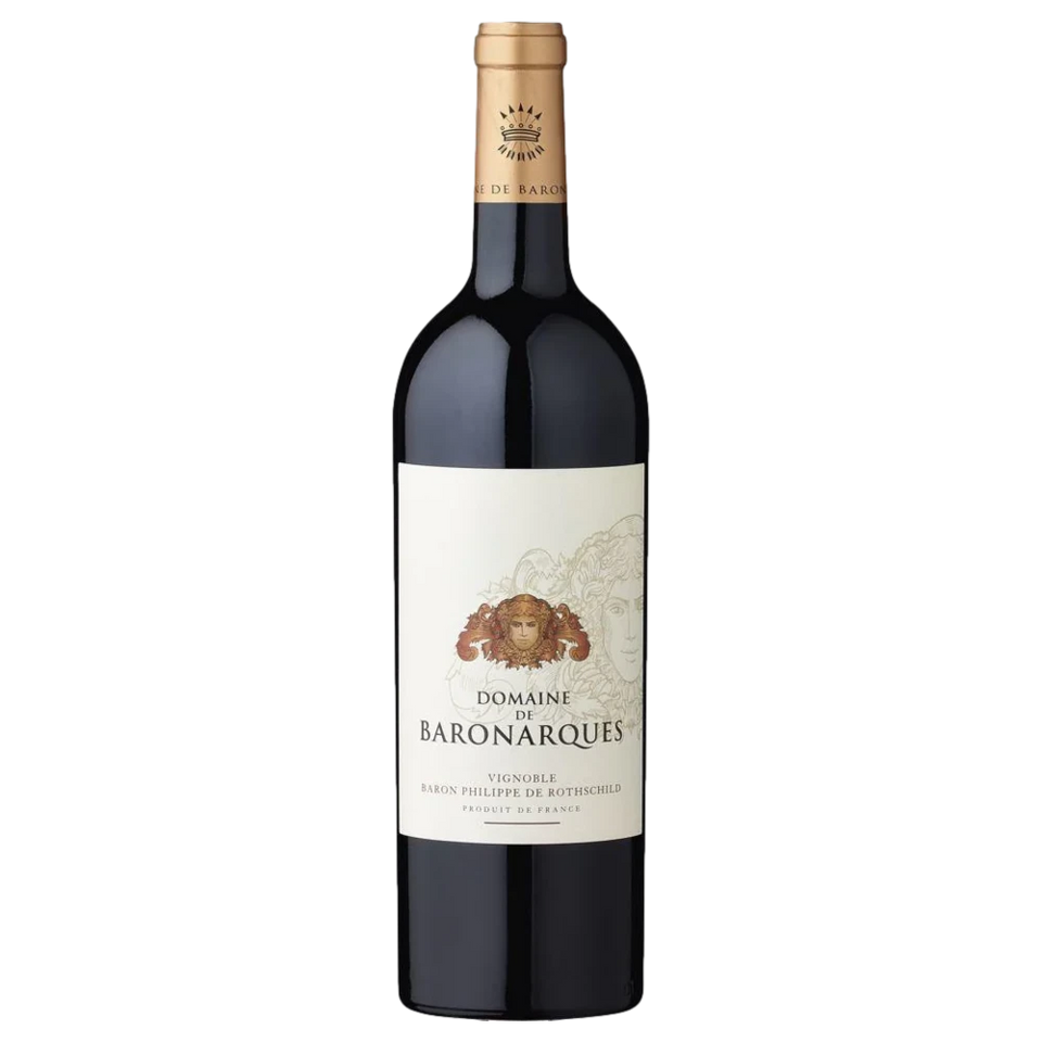 A bottle of 2016 Baron Philippe de Rothschilds Baronarques Limoux 750ml Red Wine