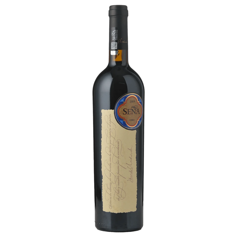 A bottle of 2009 Sena 750ml Red Wine