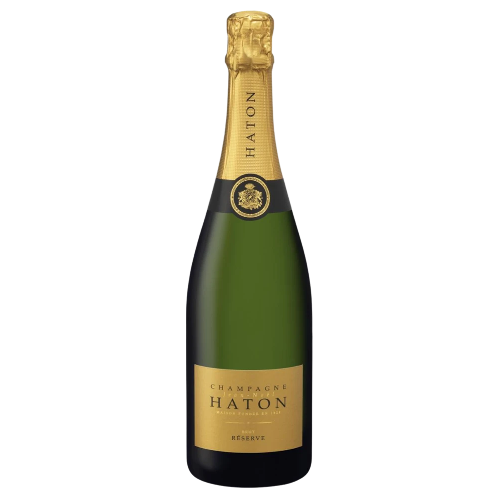 A bottle of Champagne Haton Réserve Brut NV 375ml Sparkling Wine