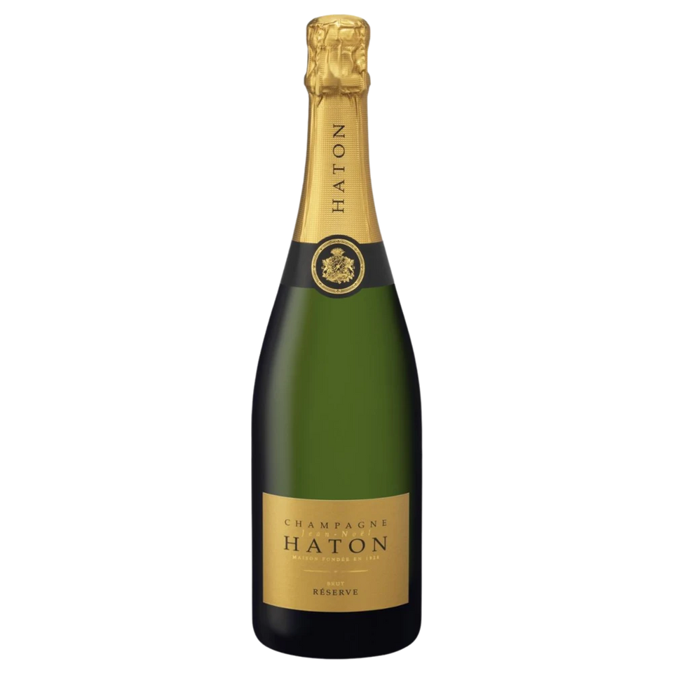 A bottle of Champagne Haton Réserve Brut NV 375ml Sparkling Wine
