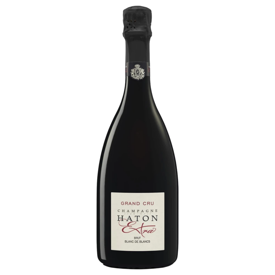 A bottle of NV Champagne Jean Noel Haton Extra Blanc de Blanc Grand Cru Brut 750ml White Wine