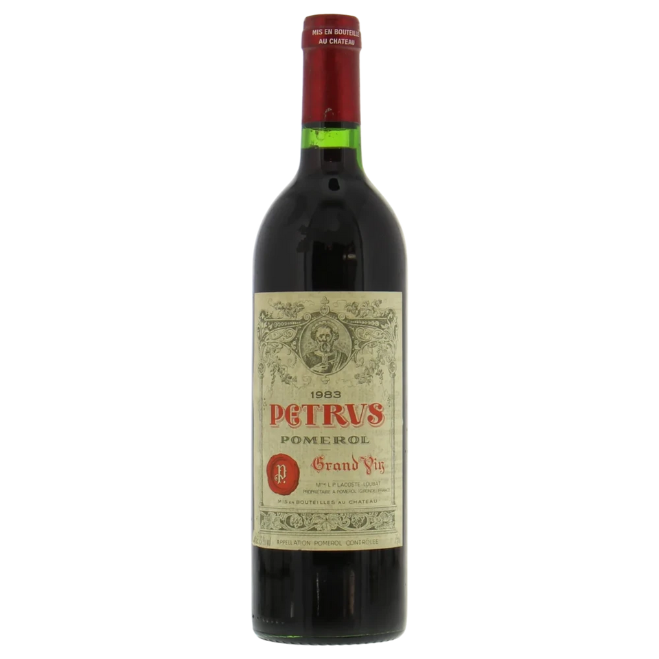 A bottle of 1983 Chateau Petrus Pomerol 750ml Red Wine