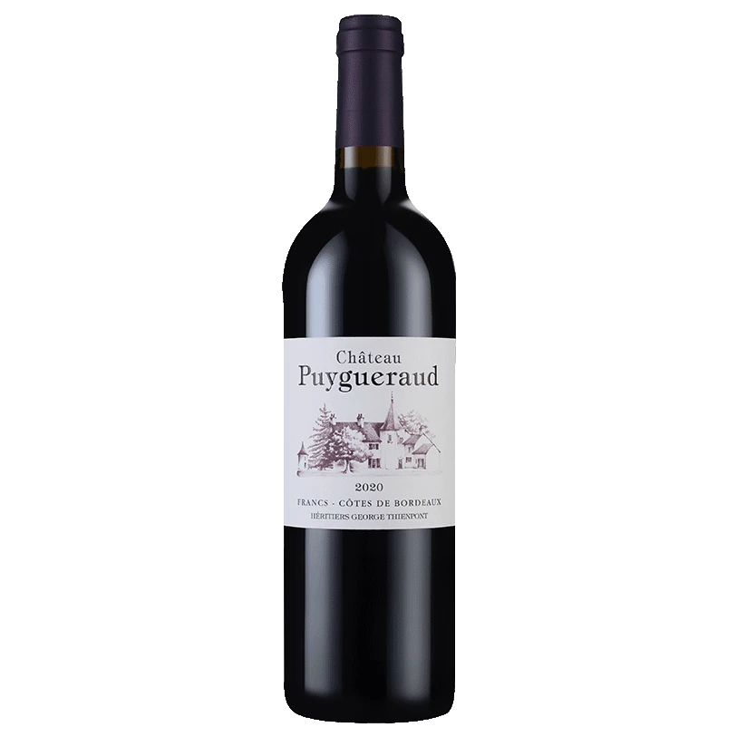 A bottle of 2020 Chateau Puygueraud Cotes de Bordeaux 375ml Red Wine