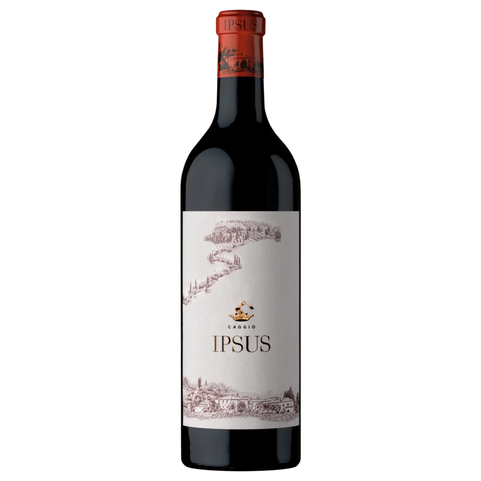 A bottle of 2018 Mazzei Il Caggio Ipsus Chianti Classico Gran Selezione 750ml Red Wine
