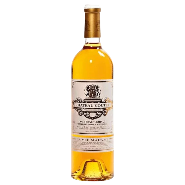 A bottle of 2009 Chateau Coutet et Madam Cuvee Sauterne 750ml White Wine