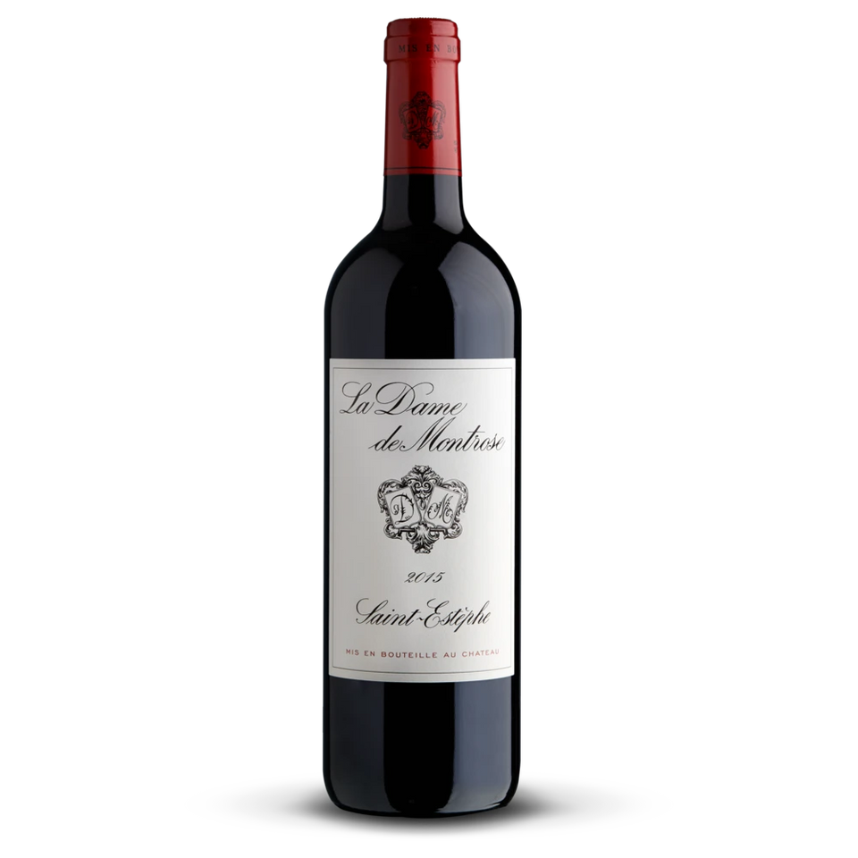 A bottle of 2015 La Dame De Montrose St Estephe 750ml Red Wine