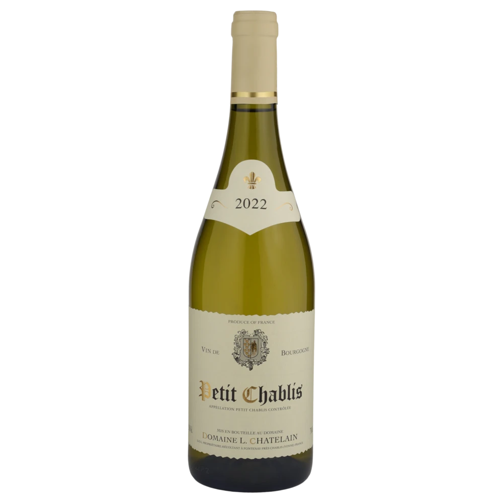 A bottle of 2022 Jaffelin Domaine Chatelain Petit Chablis 750ml White Wine