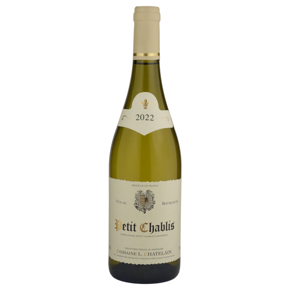 A bottle of 2022 Jaffelin Domaine Chatelain Petit Chablis 750ml White Wine
